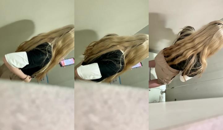 熊学生潜入教学楼女厕抄底偷拍 几个学姐的逼穿着凉鞋头上戴朵红花的极品大三白虎学姐