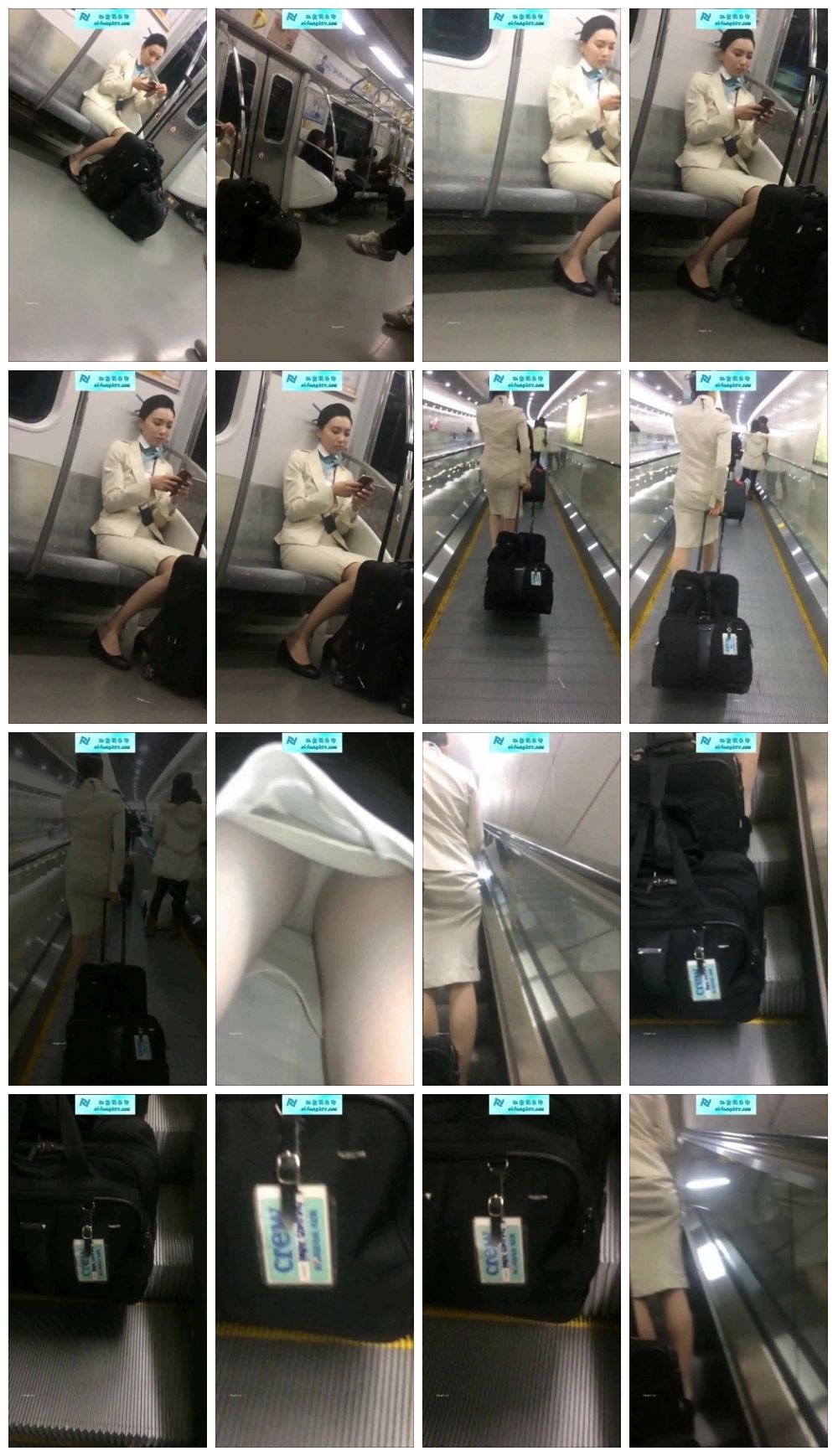 【真实空姐】各大航空美丽空姐不欲人知的真实反差 预览图