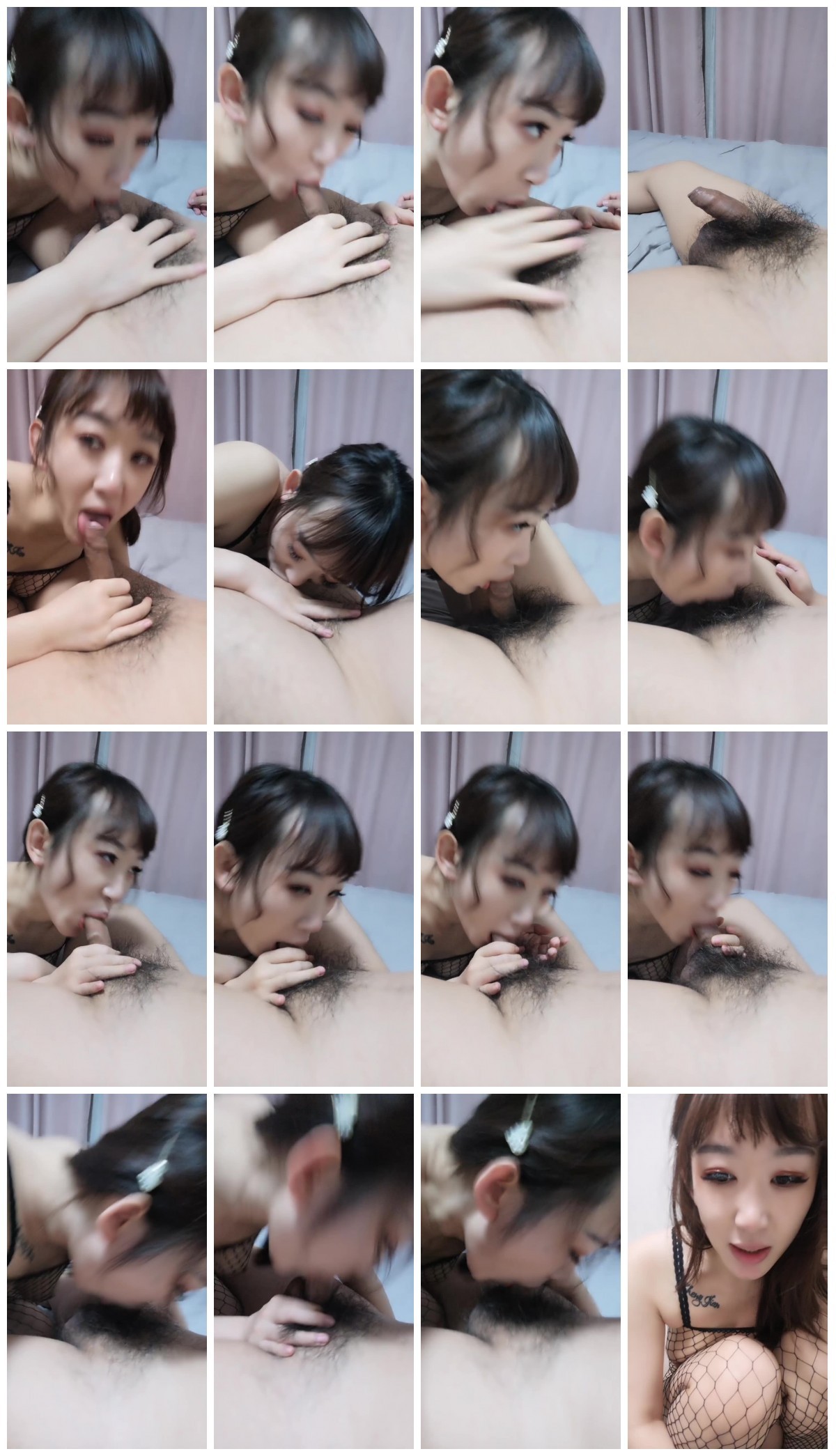 爱吞精的美少妇，卧室里面在家给老公细腻一顿口活，high到口爆 预览图