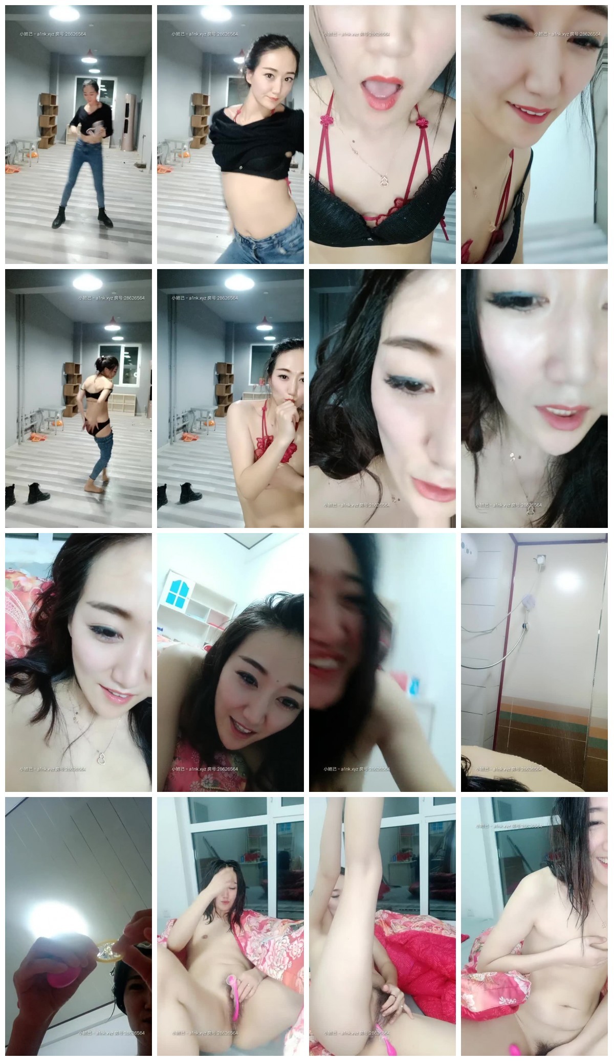 疫情之下，舞蹈培训班老师经济紧张，【舞蹈老师】专业人士就是不一样，裸舞一招一式尽是风情，风骚自慰淫水溢出粉穴 预览图