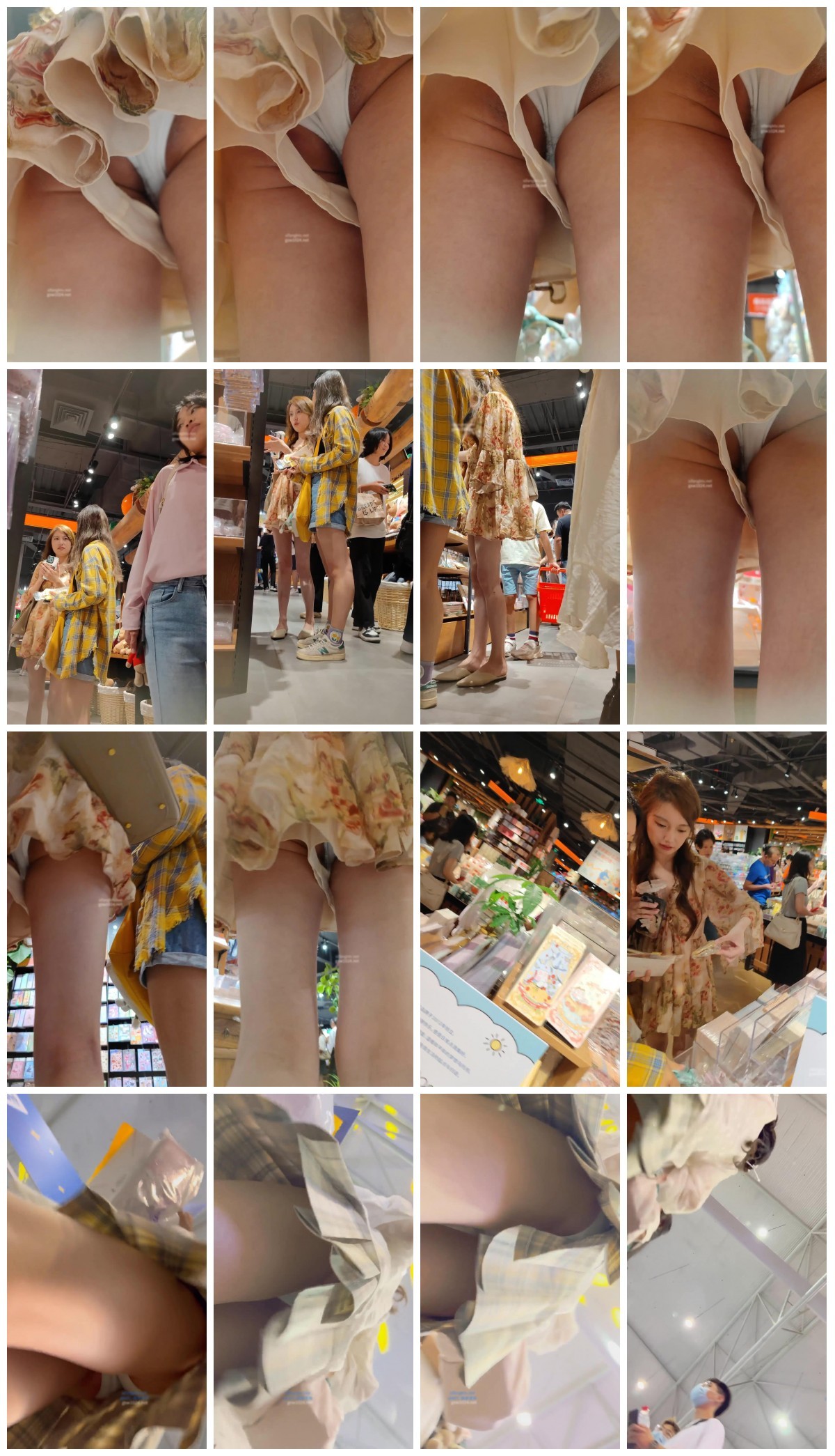 大神商场尾随偷拍 ️美女裙底黄色碎花连衣裤裙小姐姐白色内内漏了很多毛JK短裙学妹和舍友逛街白色格子内内可爱系 预览图