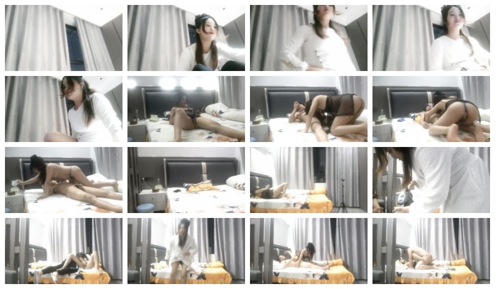 换妻佳作 风韵人妻，情趣黑丝，大长腿淫妇玩得开 预览图