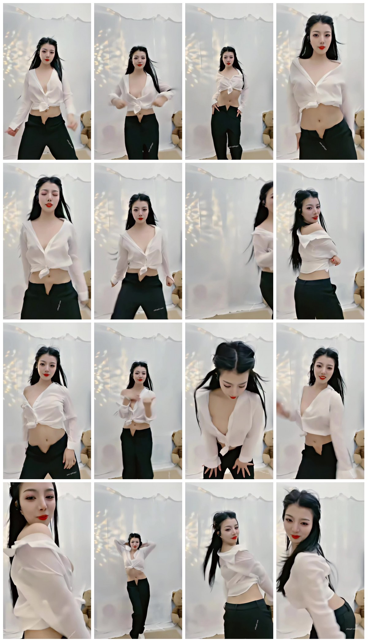 青春无敌，抖音风艺校美少女【杨晓花】定制福利，露脸露点，各种热门BGM裸舞 预览图